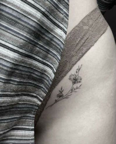 Panty line tattoo